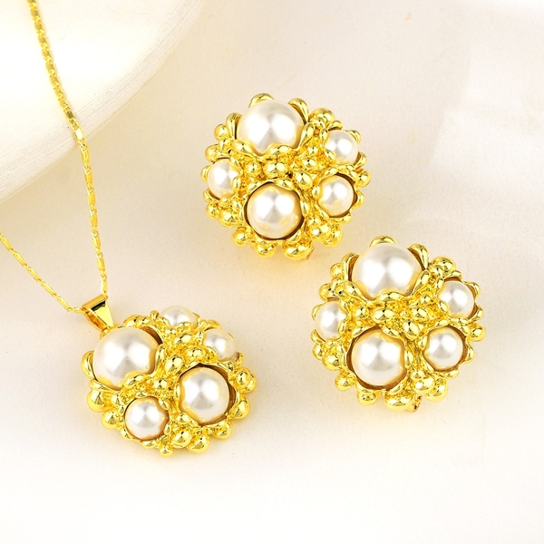Picture of Zinc Alloy Flowers & Plants 2 Piece Jewelry Set with Unbeatable Quality