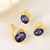 Picture of Classic Platinum Plated 2 Piece Jewelry Set with Full Guarantee