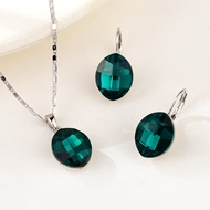 Show details for Copper or Brass Geometric 2 Piece Jewelry Set at Super Low Price