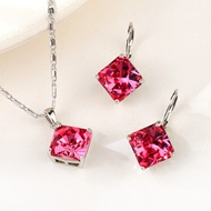 Show details for Party Swarovski Element 2 Piece Jewelry Set with Beautiful Craftmanship