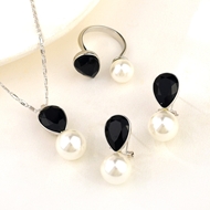 Show details for New Swarovski Element Fashion 3 Piece Jewelry Set