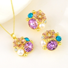 Show details for Shop Gold Plated Zinc Alloy 2 Piece Jewelry Set with Wow Elements