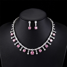 Show details for Luxury Cubic Zirconia 2 Piece Jewelry Set with Fast Shipping