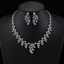 Show details for Luxury Cubic Zirconia 2 Piece Jewelry Set with Worldwide Shipping