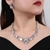 Picture of Hypoallergenic Platinum Plated Party 2 Piece Jewelry Set with Easy Return