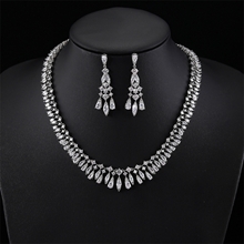 Show details for Bling Party Platinum Plated 2 Piece Jewelry Set