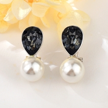 Show details for Copper or Brass Platinum Plated Dangle Earrings at Great Low Price