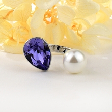 Show details for Copper or Brass Platinum Plated Fashion Ring with Unbeatable Quality