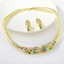 Show details for Dubai Gold Plated 2 Piece Jewelry Set with 3~7 Day Delivery